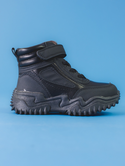 Chlapecké kotníkové boty zateplené  černé