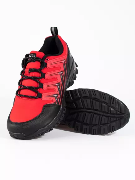 Pánské trekingové sportovní boty červené DK