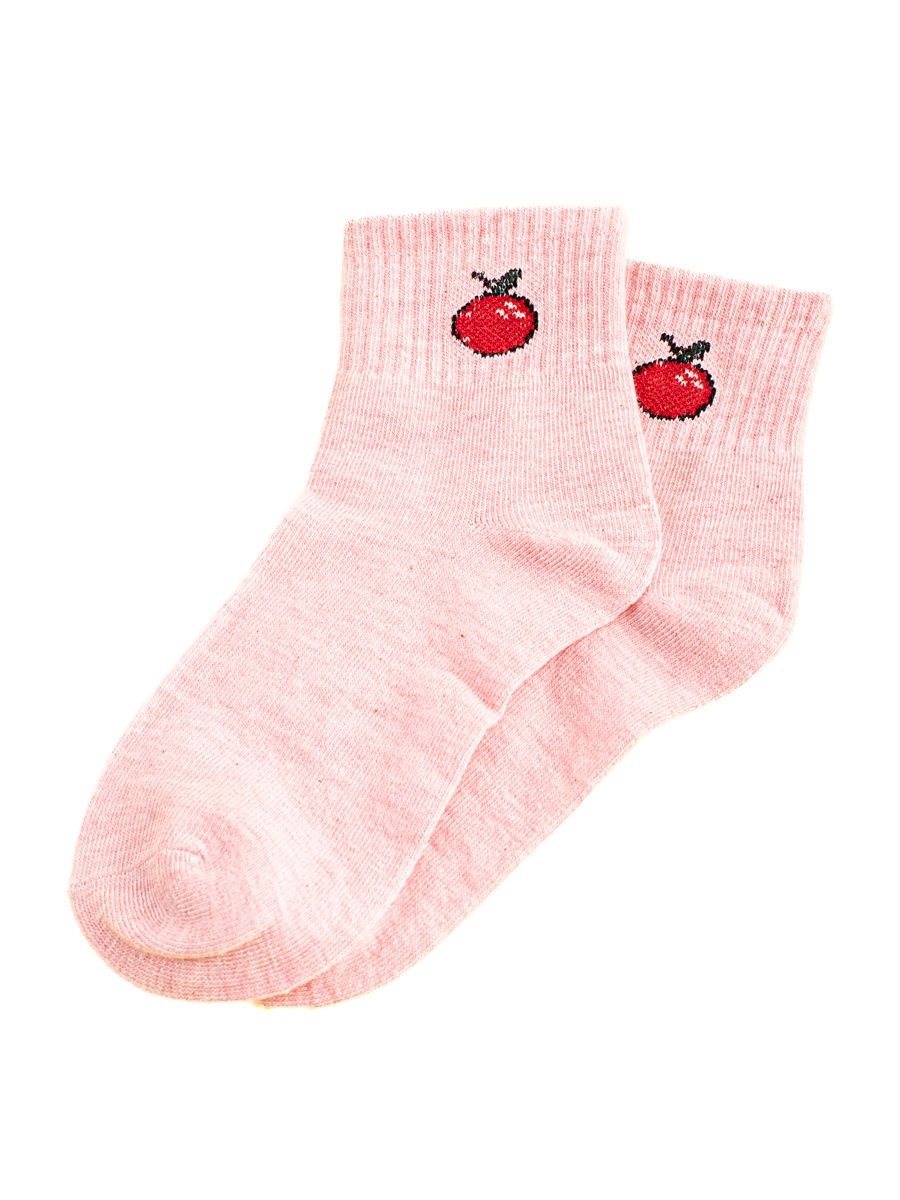 Dětské ponožky  růžové jablko