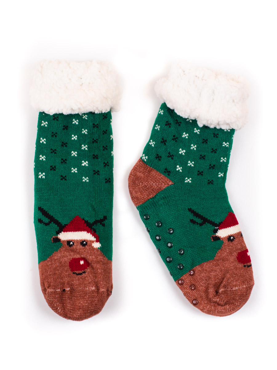 Vánoční ponožky dámské Shelovet s kožešinkou