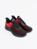 Černo-červené lehké sportovní pánské boty 