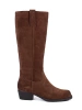 Hnědé zateplené dámské kozačky Sergio Leone