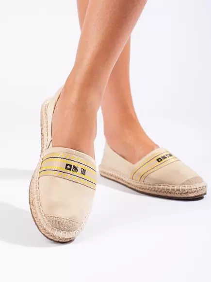 Béžové dámské espadrilky BIG STAR LL274895