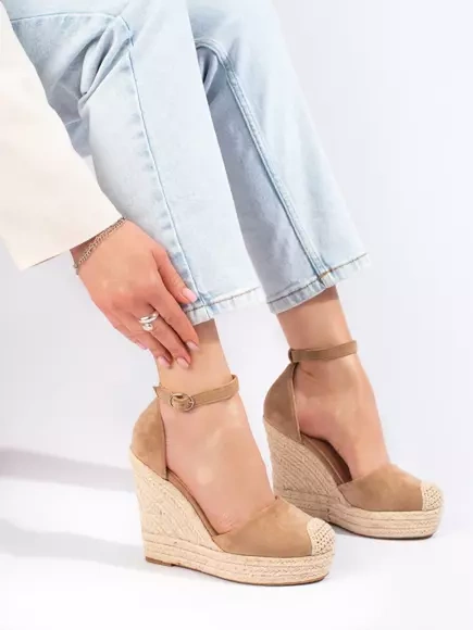 Stylové espadrilky na klínku