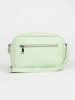 Zelená malá kabelka s kapsami