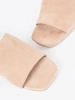 Béžové dámské nazouváky na podpatku