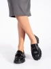 Černé elegantní mokasíny dámské
