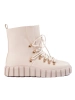 Dámské béžové zateplené kotníkové boty na platformě Potocki