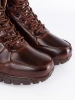 Hnědé zimní pánské zateplené boty