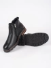 Černé zateplené pánské boty štibletky 