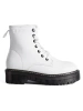 Dámské bílé šněrovací kotníkové boty BIG STAR KK274536