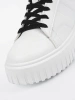 Dámské sneakersy bílé s černými vsadkami