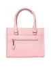 Světle růžová kabelka s ozdobným zapínáním na zip