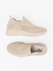 Lehké béžové sportovní nazouvací dámské boty 
