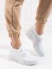 Bílé sportovní boty  textilní