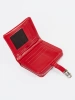 Červená elegantní dámská peněženka