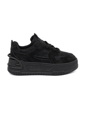 Sneakersy dámské s krajkou černé