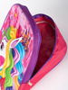 Růžovo-fialový batoh pro dívku s jednorožcem