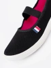 Lehké černé tenisky s elastickým páskem