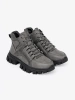 Šedé šněrovací boty s hrubou podrážkou Sergio Leone