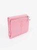 Malá růžová peněženka dámská z ekokůže