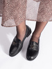 Černé elegantní mokasíny dámské