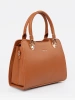 Dámská kabelka hnědá kufřík