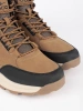 Hnědé trekové boty pánské se zateplením