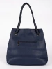 Tmavě modrá kabelka shopper