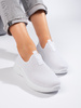 Bílé textilní sportovní boty