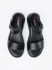 Sandály dámské černé na platformě